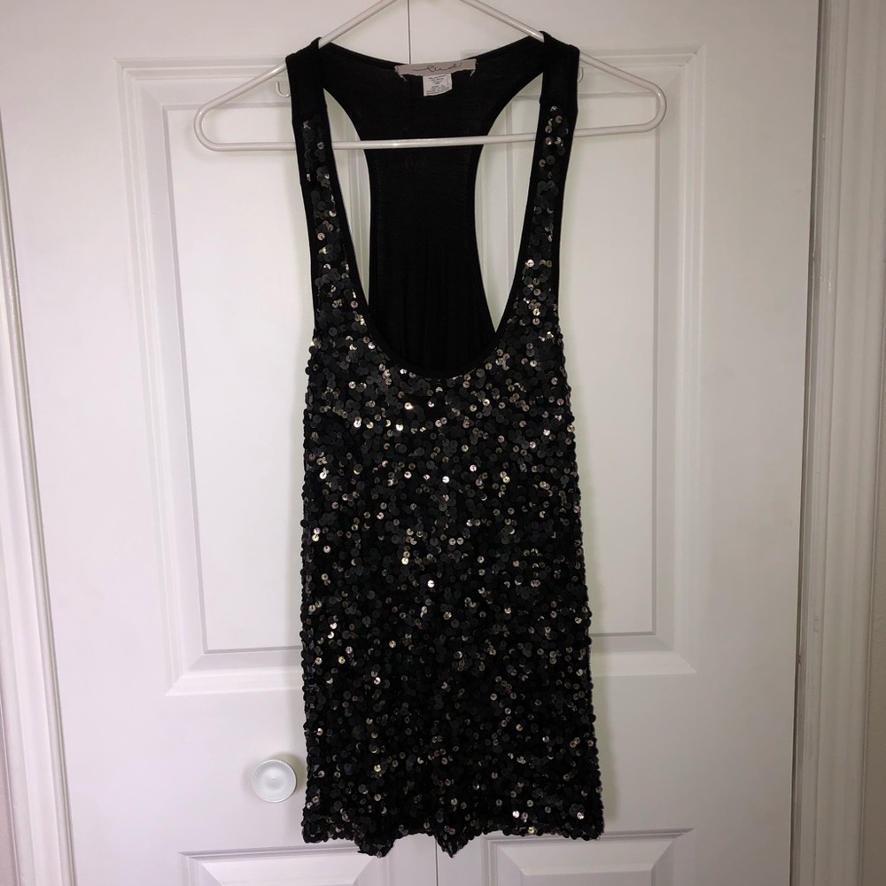 Sequin Tank Top